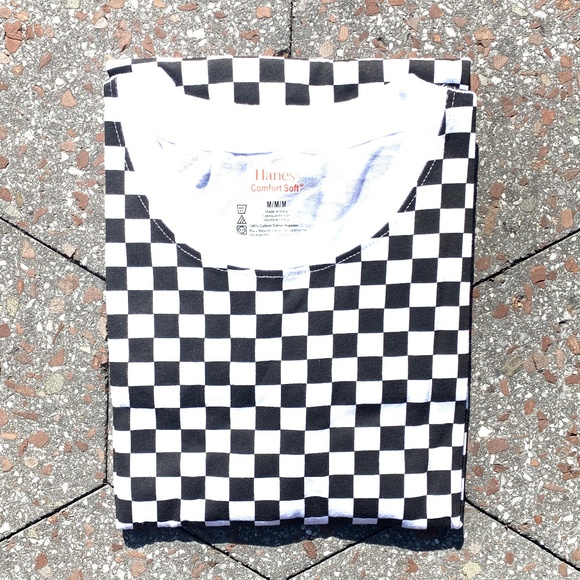 Supreme x Hanes Checkered Tee - Picture 2 of 4